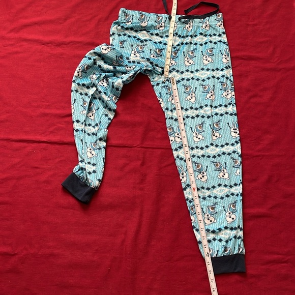 Disney Sz S (4-6) Frozen Olaf Jogger Sleep Pants - Picture 12 of 14